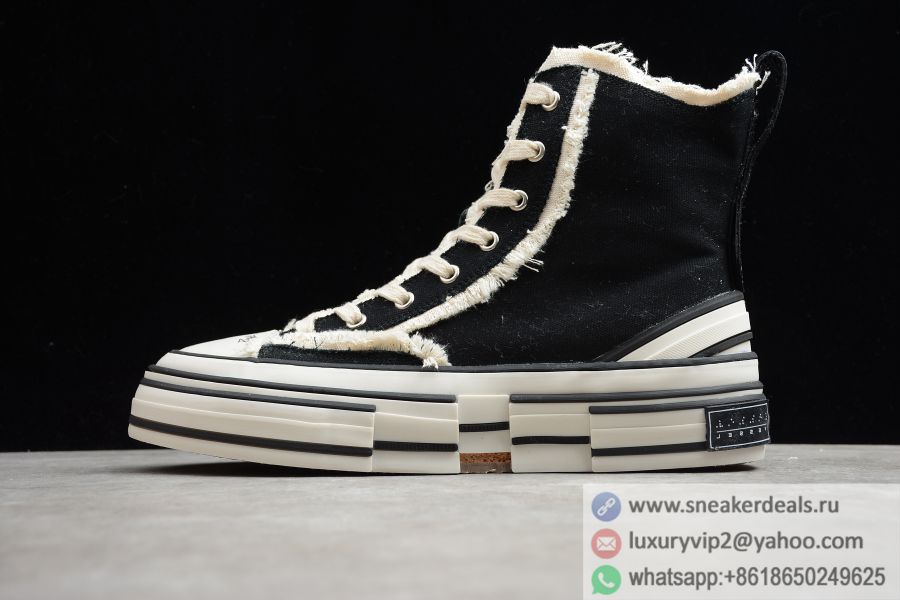 xVESSEL-001 G.O.P. CLASSIC Black WHITE HIGH Unisex Shoes